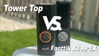 'Which Portable Air Inflator is Better?'  Towertop TF1502 Tire Inflator VS Fanttik X8 APEX