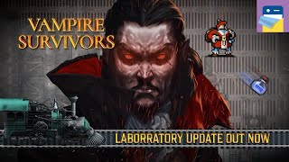 Vampire Survivors: Laborratory Update - Unlock Santa Javelin, Carlo Cart, Arma Dio, Santa Ladonna