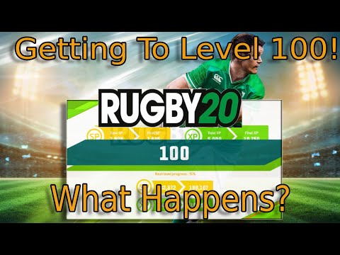 Getting to Level 100 in Rugby 20 - What happens?