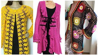 Latest Arrival Crochet Hand knitting Sweater Cardigan Jacket Designer Free Patterns Top Ideas