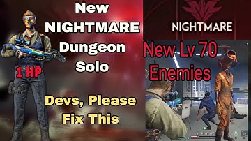 Once Human Crazy New NIGHTMARE Dungeon Solo First Clear!