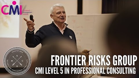 CMI Level 5 in Professional Consulting with Dai Jenkins