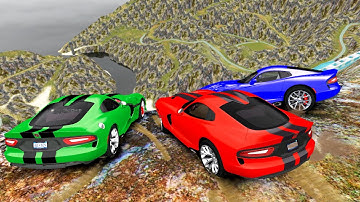 GTA 4 Cliff Drops & Crashes (Real Cars Mods) ep.5