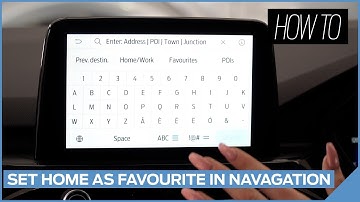How to - Set Home as Favourite | Ford Navigation