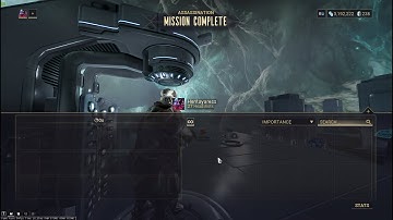 Mission complete on warframe simulacrum