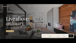 Luxury Real Estate Website with Nextjs Reactjs | Bootstrap 5 | Aurelia Collection UI Design