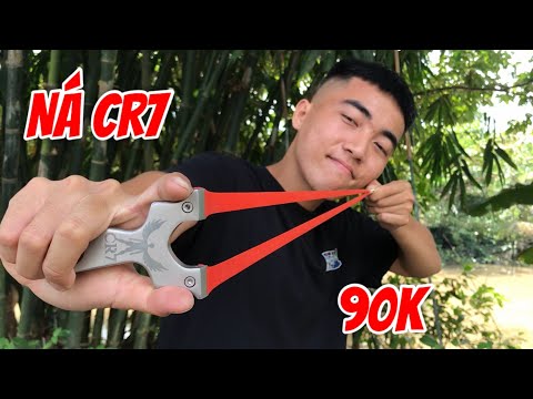 Video Ty Cận Vệ - Thử Chơi Ná Cao Su Inox CR7 90K | Đối Đầu... - youtube