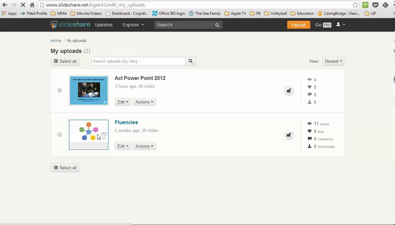 Edublogs: How to Embed PowerPoint Using Slideshare - YouTube