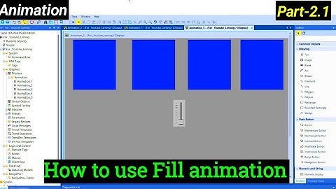 FactoryTalk View Studio  || How to Fill animation || Rockwell SCADA || Animation part 2