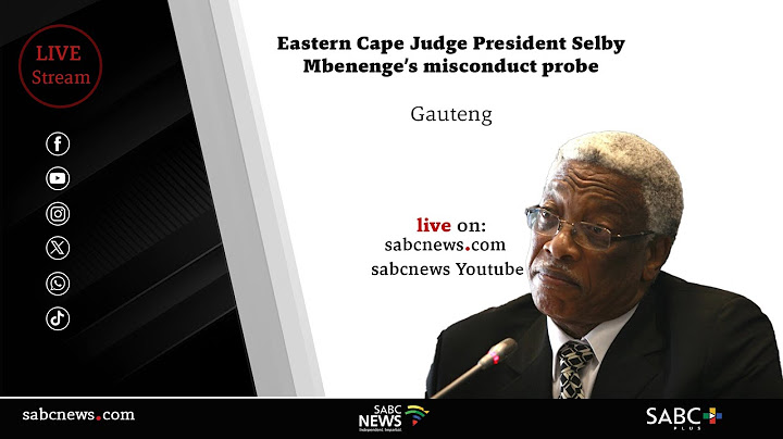 [GRAPHIC CONTENT] Judicial Conduct Tribunal Hearing for Judge President Mbenenge | 13 January 2025