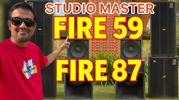 Studio Master Fire 59 | Fire 87 🔥 Real Sound Test | Full Power Bass Check 