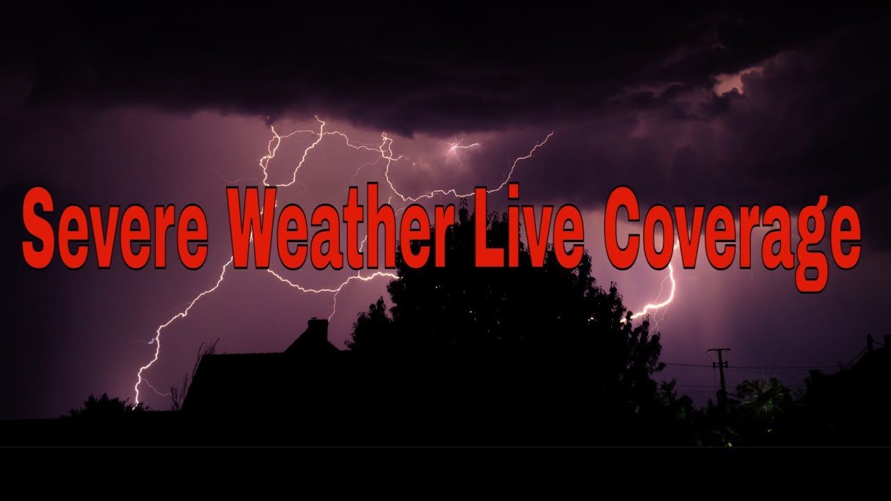 Severe Weather Live Coverage - Damaging Winds & Large Hail - SWL ...