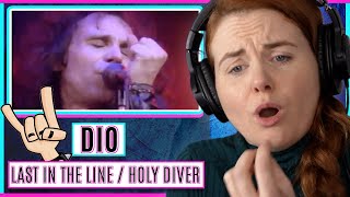 Vocal Coach reacts Dio  Last In The Line / Holy Diver Live 1986