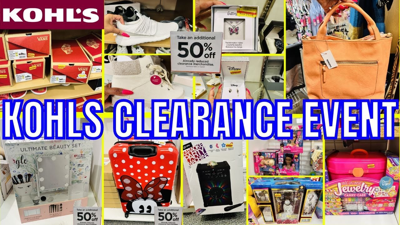 Kohl's Clearance Sale ! Ends Sunday February 5th 2023 .. AT ALL