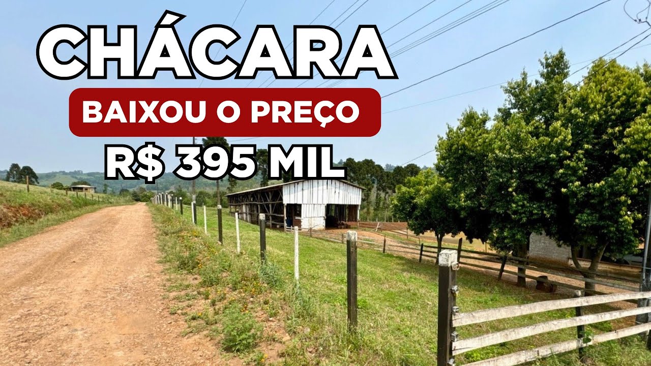 (VENDIDO) CHÁCARA RICA DE ÁGUA A VENDA EM SANTA CATARINA R$395MIL
