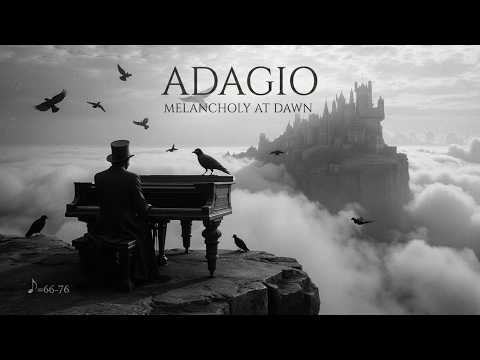 Adagio Music for Deep Sleep - Soft Classical Music & Rachmaninoff Style Piano Cello Melody
