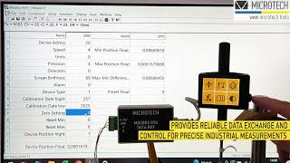 Microtech Datamet Indicator With Modbus Rtu Connection