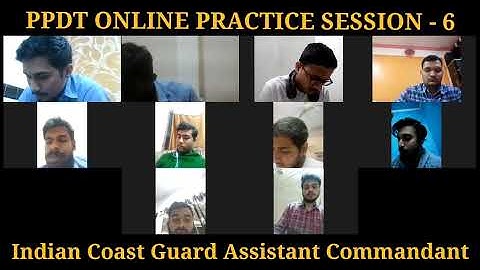 Online PPDT Practice Session Part 6/Indian Coast Guard/Assistant Commandant /#ssb #ssbinterview #psb
