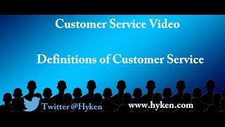 Customer Service Speaker Discusses Definitions of Customer Service