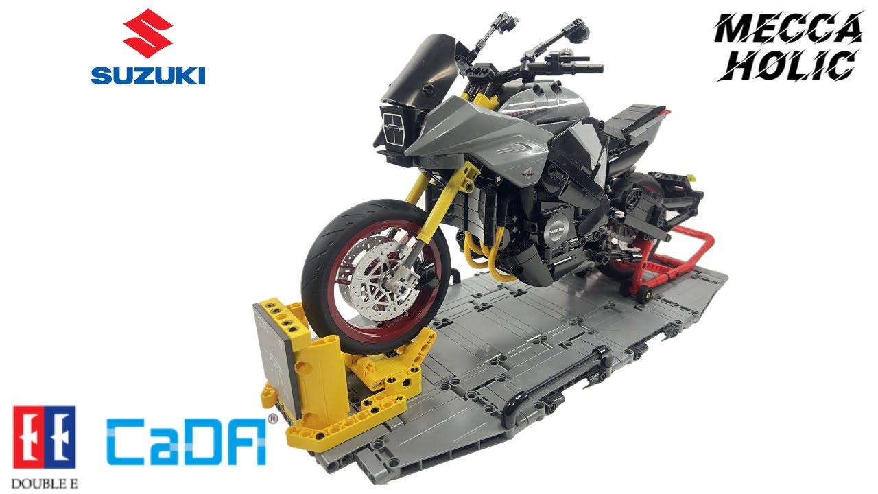 CaDA SUZUKI Katana Motorcycle C59021W (speed build) - YouTube