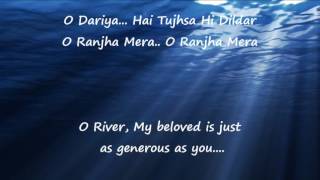 Video thumbnail of "Dariya- Baar Baar Dekho| Lyrics|English Translation |Arko | "Lyondemand""