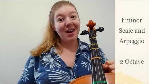 Cello | f minor Scale and Arpeggio - 2 Octave