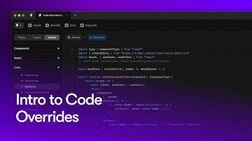 #1 Intro to Code Overrides  — Mastering Framer Code Overrides