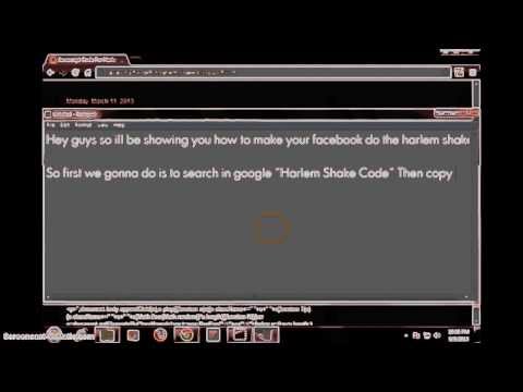 How To Make Your Facebook Do The Harlem Shake (2013)