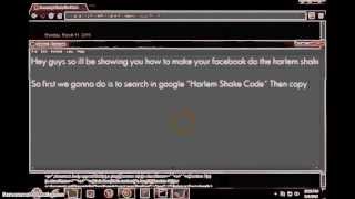 How To Make Your Facebook Do The Harlem Shake (2013)