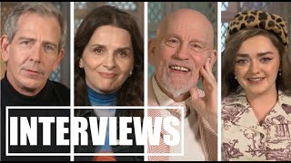 THE NEW LOOK Cast Interviews - Ben Mendelsohn, Juliette Binoche, John Malkovich, Maisie Williams