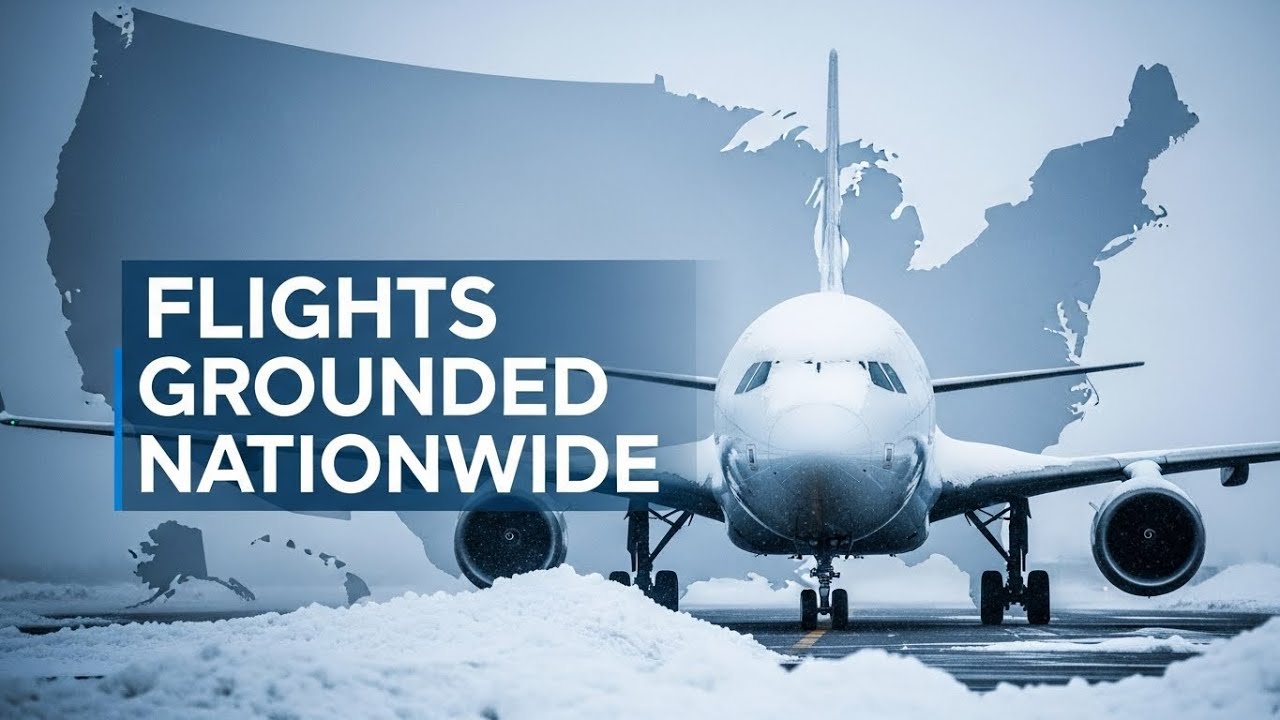Thousands of US Flights Disrupted as Major Winter Storm Looms - YouTube