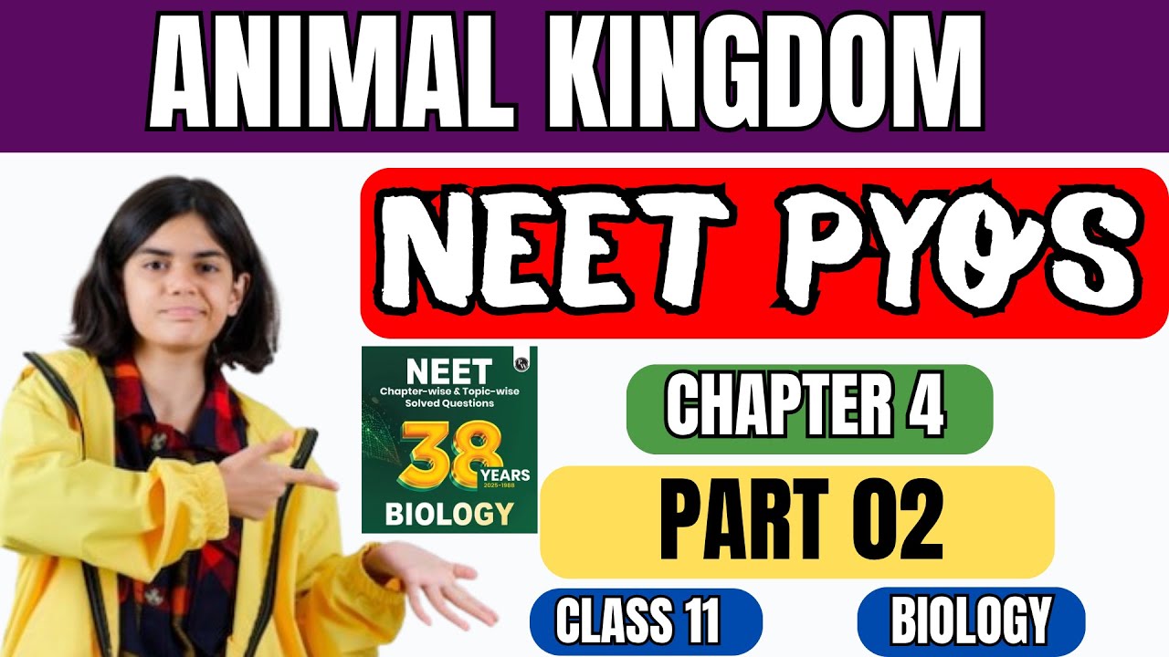 Animal Kingdom NEET PYQs 2026 | Class 11 Biology Chapter 4 PYQs | NEET ...