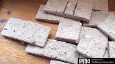 Декоративные кирпичики из яичных лотков (способ 1) - YouTube