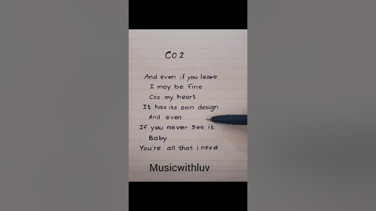 CO2 #lyrics #musiclyrics #song