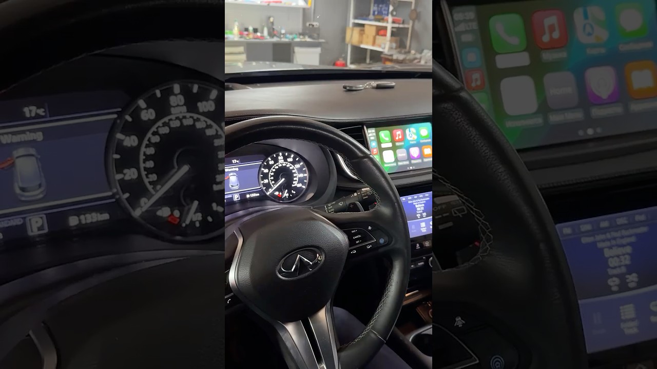 Infiniti QX50 2019⎮Установка Apple Carplay, Android Auto на штатную магнитолу 