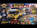 👌New RVK Bus and MSM India Map Mod Chennai to Trivandrum Driving with Steering ETS2 in Telugu