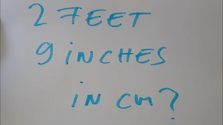 2 feet and 9 inches in cm?