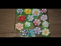 Kanzashi satin ribbon flowers / Flower  Decoration / DIY/ handmade / homemade