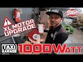 XL Crazy Cart 1000W Motor Upgrade Install | FULL SEND NEXT LEVEL | TAXI GARAGE