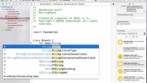 [iOS Swift입문] Session6 4 Navigation구현1 모델클래스