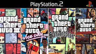 Grand Theft Auto Games PS2 - YouTube