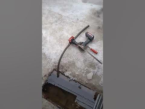 Насос-насадка на дрель - YouTube