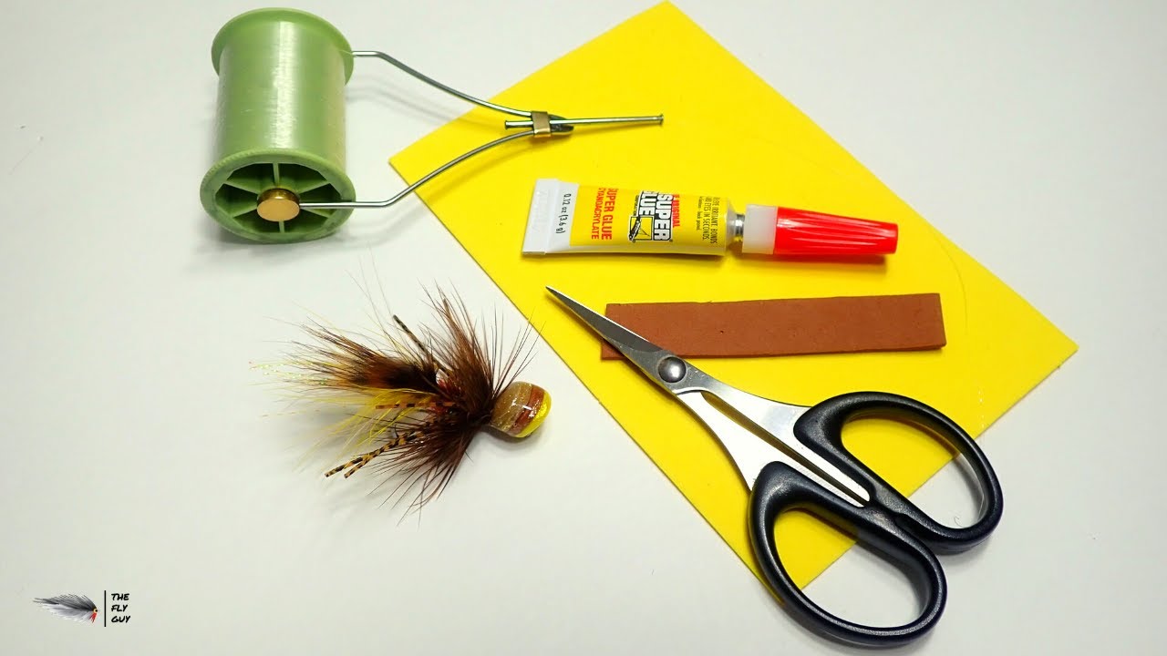 Make A Simple Flat Foam Popper Head - Bass Fly Tying - The Fly Guy