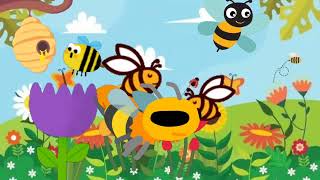 Buzzing Around 🐝 The Busy Bee Song For Kids Fun And Educational\