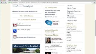 Off Campus Access