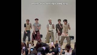 Skz being the dedicated fanboys of gg songs 🤣🤣 #straykids #THIS_AND_THAT #rescene #yena