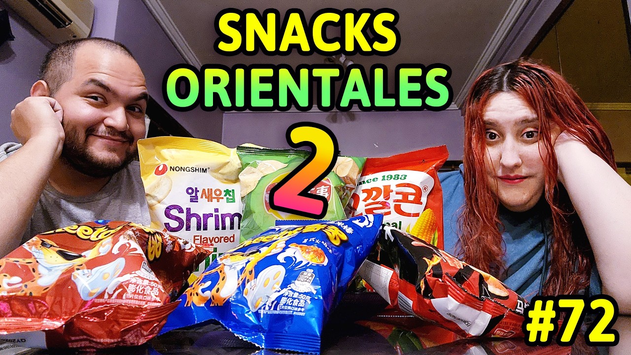 Probando SNACKS ASIATICOS 🍥🥠