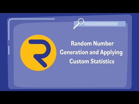 Random Number Generation and Applying Custom Statistics