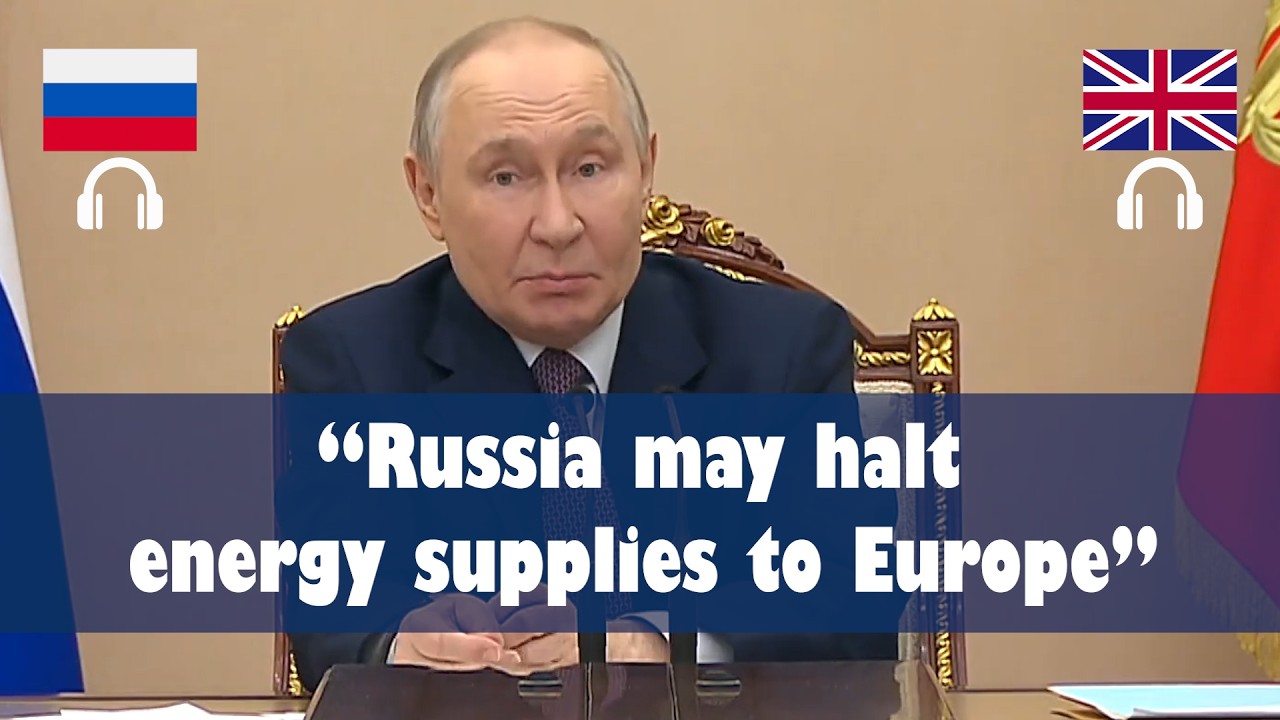 Путин о сбоях в глобальных поставках нефти и газа на фоне кризиса на Ближнем Востоке