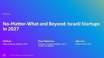 AWS Summit Tel Aviv 2024 - No-Matter-What and Beyond: Israeli Startups in 2027 (STP101)